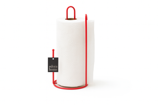 Pink Bracket Paper Roll Towel Holder 25 Cm Napkin Holder, Modern Kitchen Ergonomic - Metal Stainless Steel