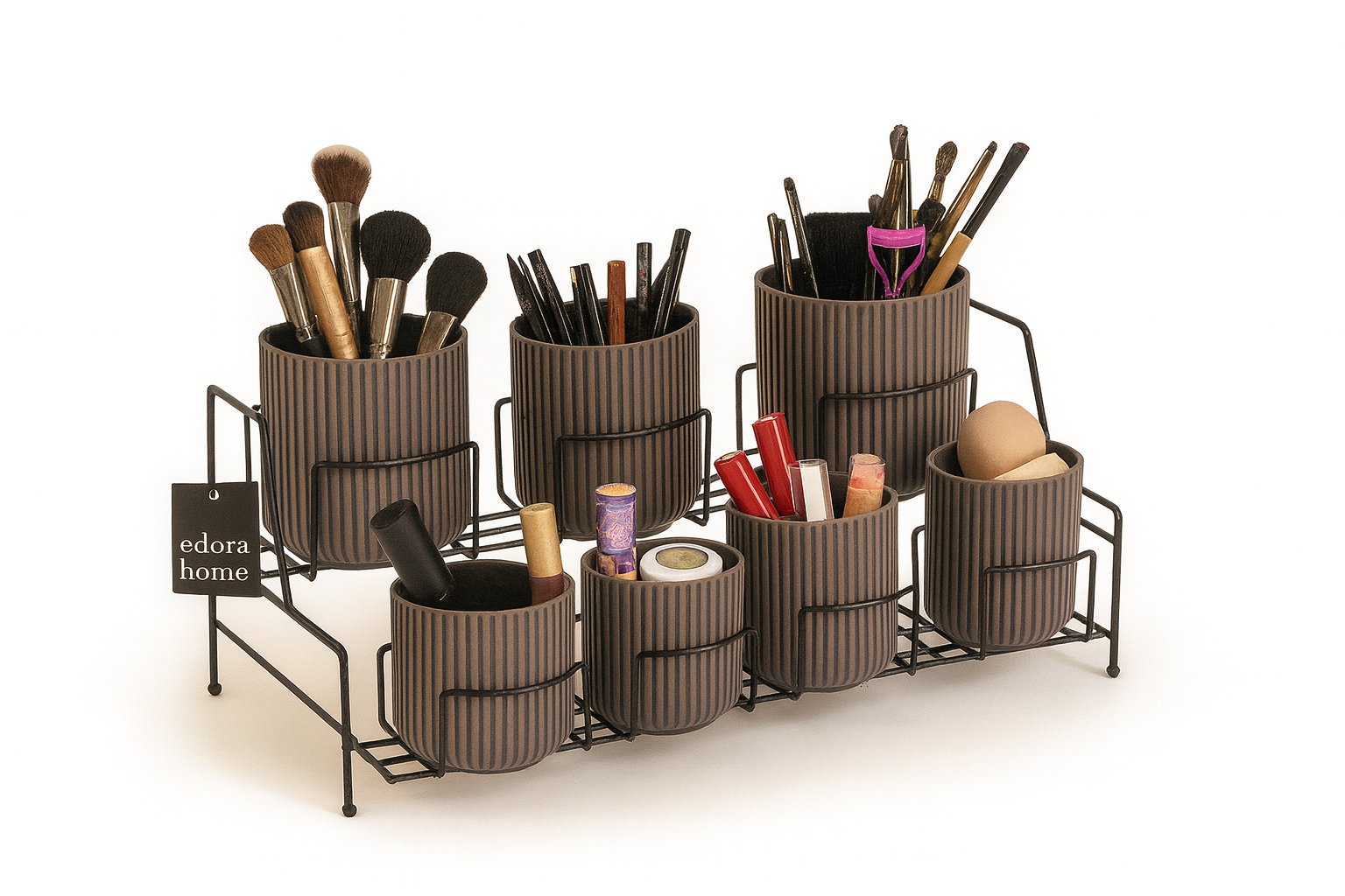 Siyah 7 Bölmeli Çok Amaçlı Düzenleyici