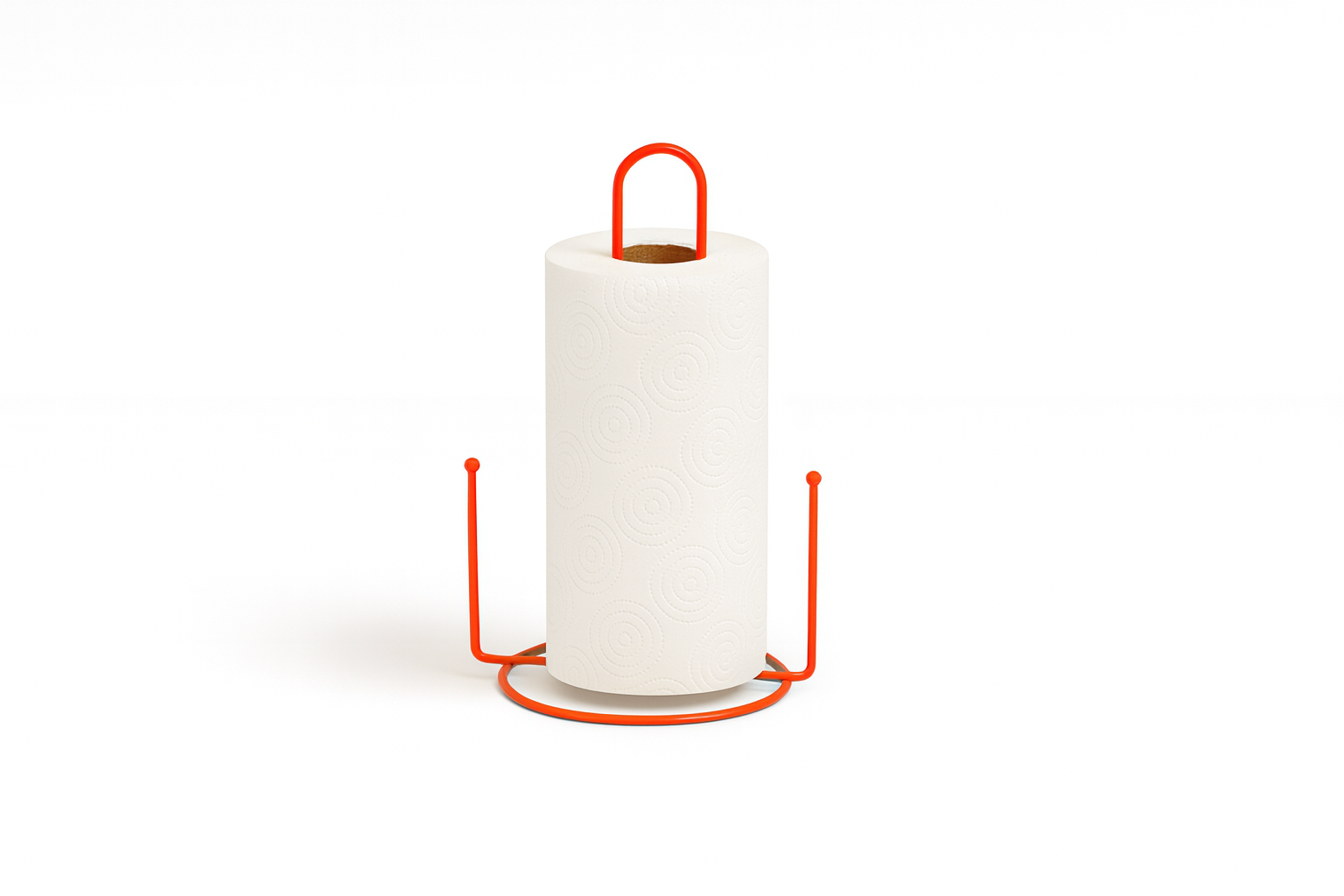 Turuncu Misketli Kağıt Rulo Havluluk Aksesuar