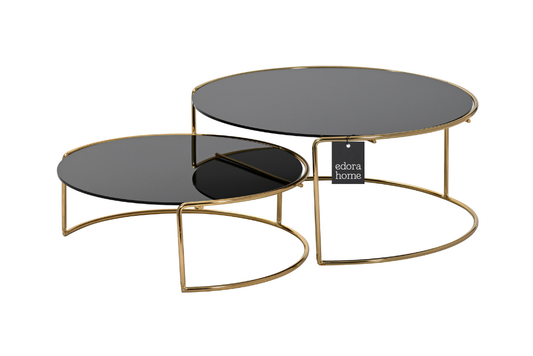 Paslanmaz altın metal büyük boy sunumluk – siyah pleksi tabanlı zarif tasarım, estetik ve dayanıklı