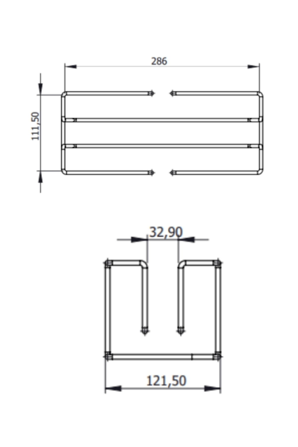 Parlak Altın Dikdörtgen Ekmek Sepeti Ekmeklik Sunum Sepeti Kanvas Kumaşlı Çok Amaçlı Paslanmaz Metal