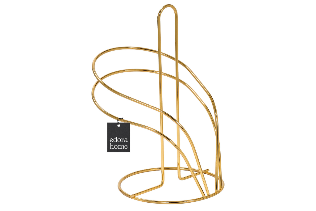 Bright Gold Swan Paper Towel Holder Roll Towel Holder Napkin Holder Kitchen Bathroom Stainless Metal