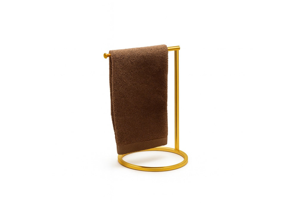 Altın Renk Metal Dikey Havluluk Paslanmaz | Tezgah Üstü