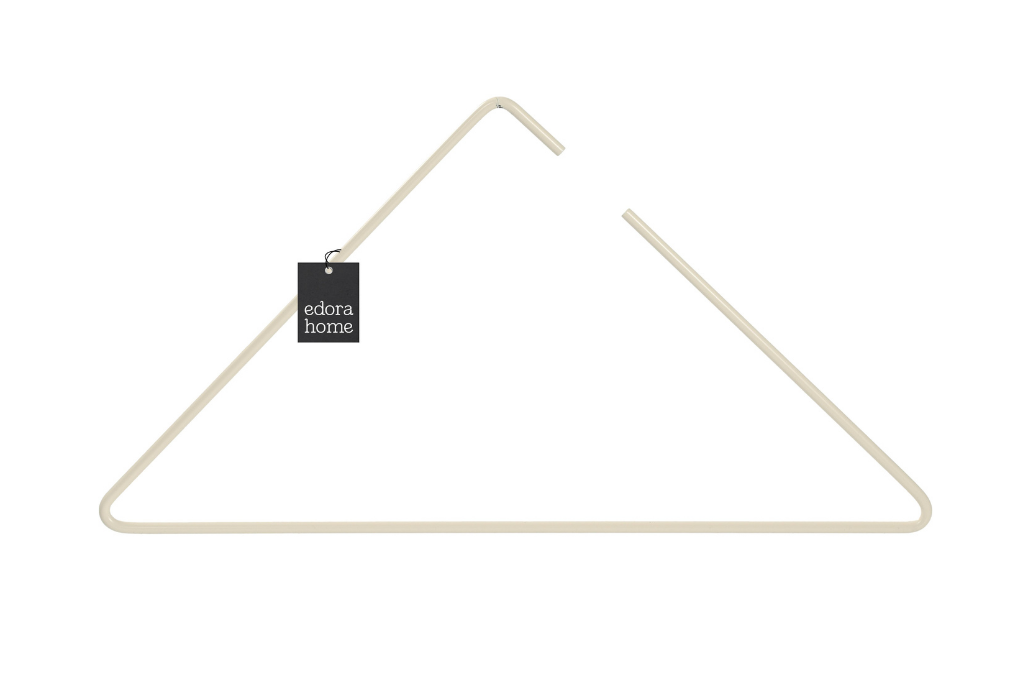 Beige Triangle T-shirt, Dress, Shirt, Swimsuit Hanger, Stylish Design Shop Store Hanger-Metal Stainless