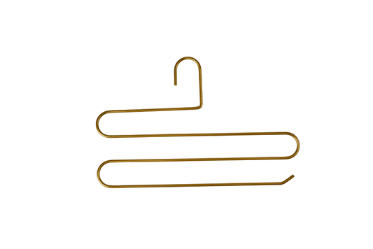 Gold 10'Lu Dolap İçi 3 Katlı Pantolon Elbise, Şal, Eşarp, Askısı, Gardrop Askılığı - Metal Paslanmaz