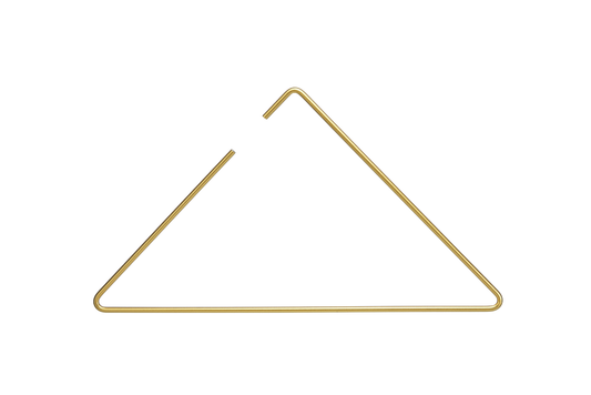 Gold 5'Li Üçgen Tişört, Elbise, Gömlek, Mayo Askısı, Tasarım Mağaza Store Askısı - Metal Paslanmaz