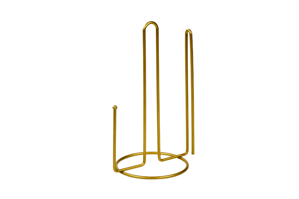 Gold Ayraçlı Kağıt Rulo Havluluk 25 Cm Peçetelik , Modern Mutfak Ergonomik Tasarım - Metal Paslanmaz