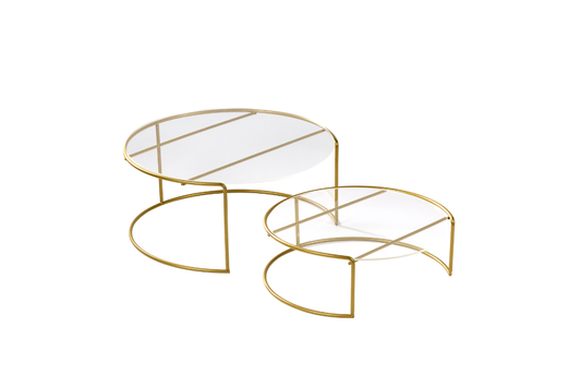 2’li gold büyük boy sunumluk seti – şeffaf pleksi tabanlı, hediyelik ve dekoratif ikramlık ürün