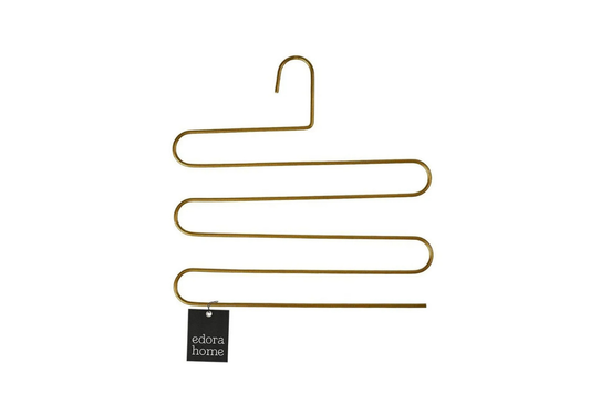 Gold Dolap İçi 5 Katlı Pantolon Elbise, Şal, Eşarp, Askısı, Çoklu Gardrop Askılığı - Metal Paslanmaz