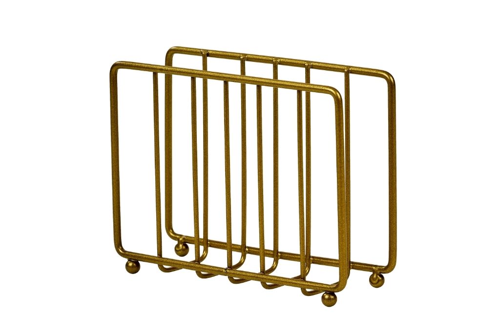 Mat Gold Kafes Peçetelik Peçete Standı Kafe Restoran Otel Dekoratif Paslanmaz Metal