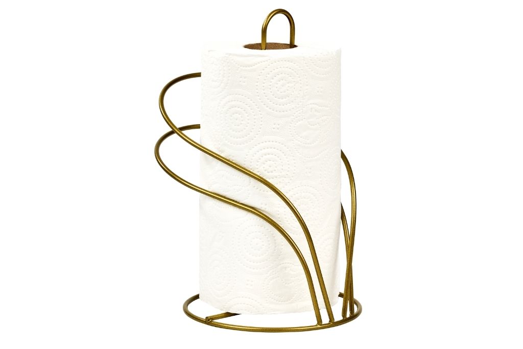 Mat Gold Kuğu Kağıt Havluluk Rulo Havluluk Peçetelik Mutfak Banyo Paslanmaz Metal