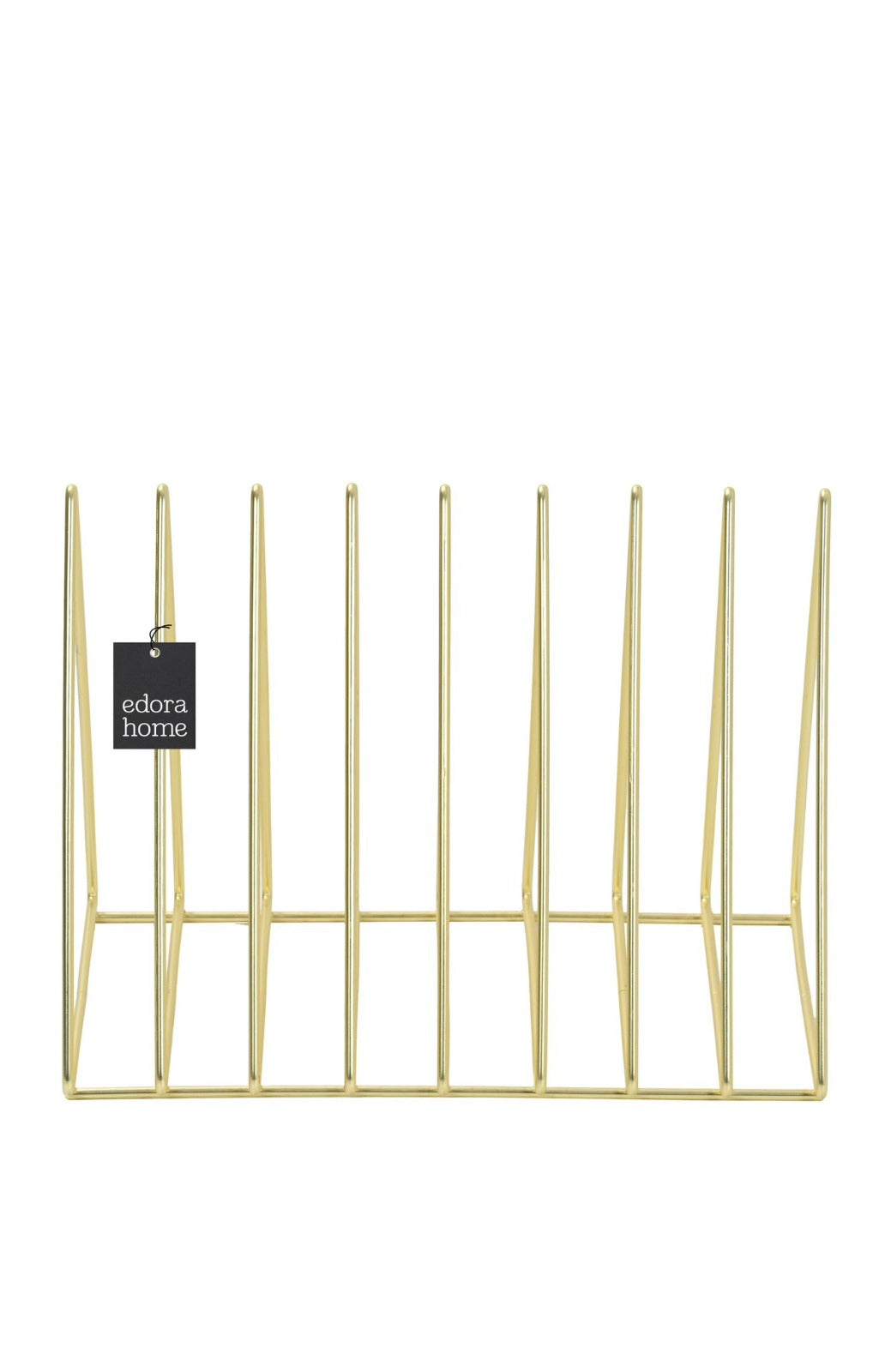 Matte Gold Desk Book Organizer Office Living Room Organizer