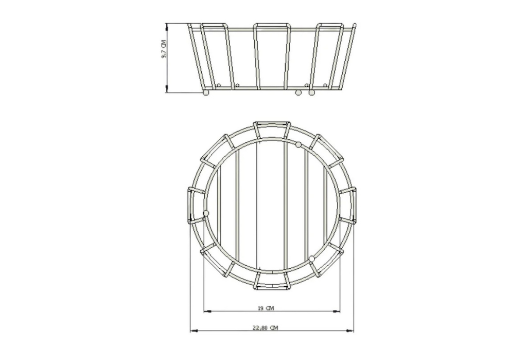 Mat Gold Oval Meyve Sebze Sepeti Mutfak Organizer Çok Amaçlı Paslanmaz Metal