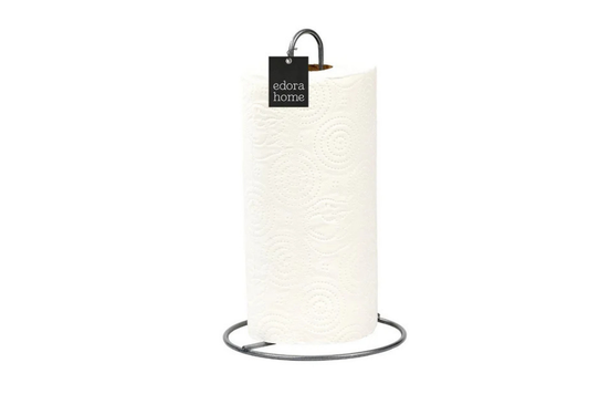 Gümüş Dik Kağıt Havluluk Standart Ve Büyük Boy Rulo Uyumlu Peçetelik Mutfak Banyo - Metal Paslanmaz
