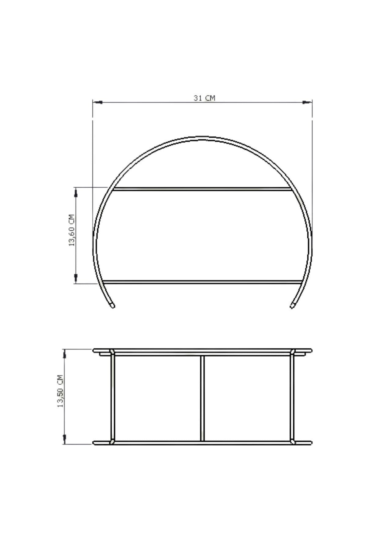 Gümüş İkili Büyük Boy Metal Sunumluk / Kırmızı Pleksi Pasta Servis Seti - Paslanmaz