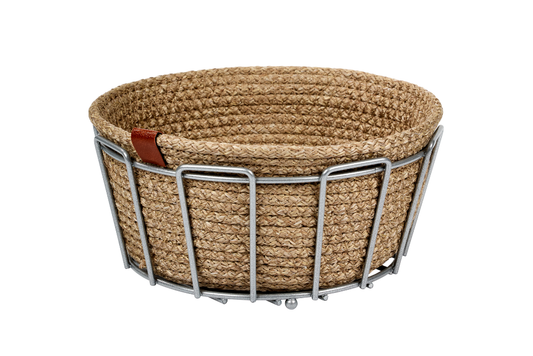 Gümüş Oval Köşeli Ekmek Sepeti Şık,Ekmeklik Hasır Örmeli Makrome,Çeyiz-Çok Amaçlı Metal Paslanmaz