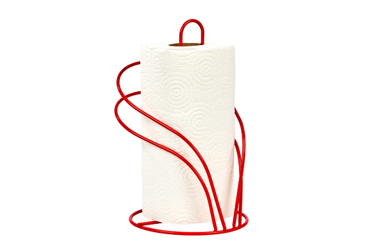 Kırmızı Kuğu Kağıt Rulo Havluluk, Peçetelik Mutfak Banyo Çocuk Odası Aksesuar - Metal Paslanmaz