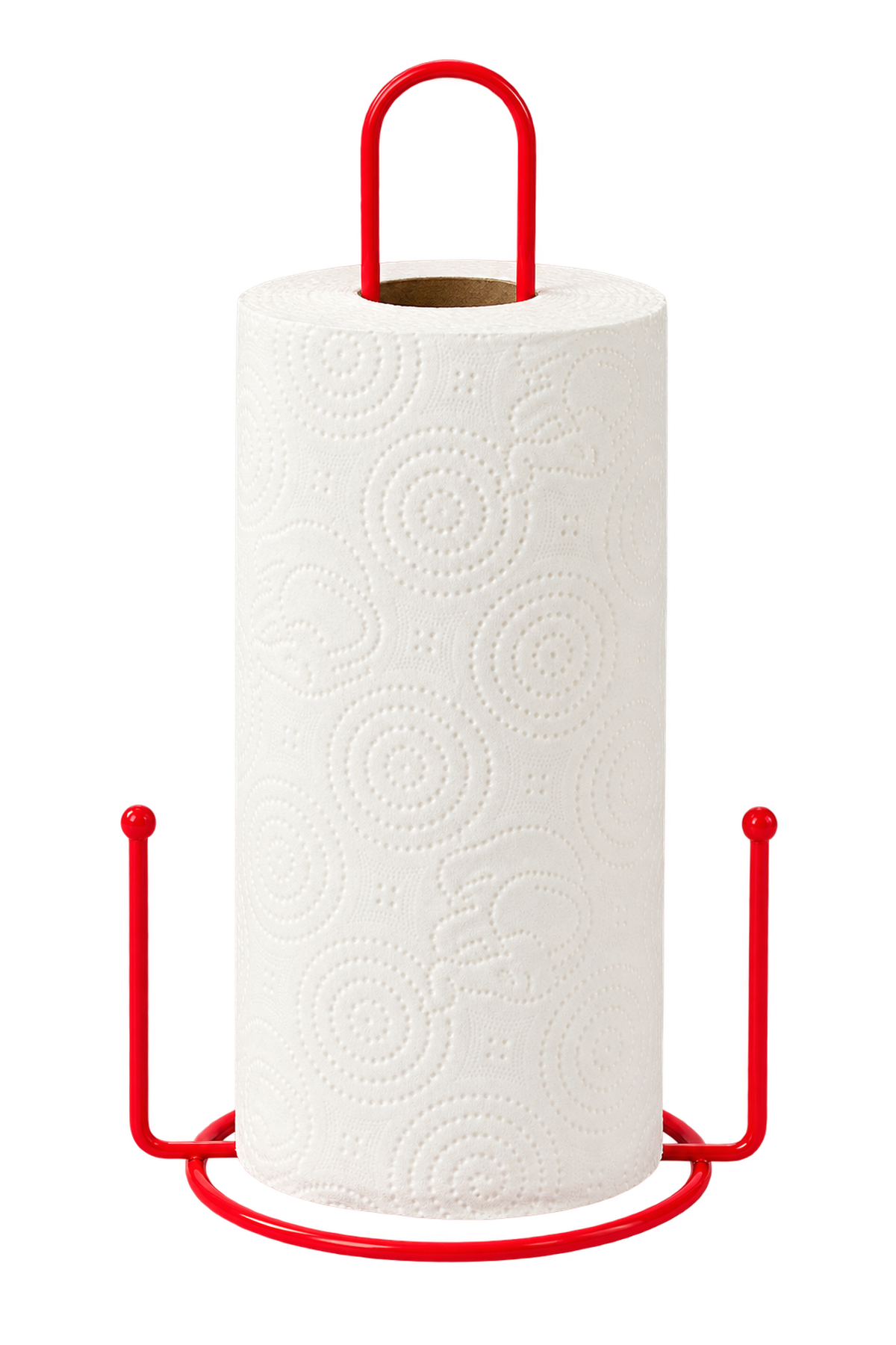 Red Beaded Paper Towel Holder Roll Towel Holder Napkin Holder Kitchen Bathroom Stainless Metal
