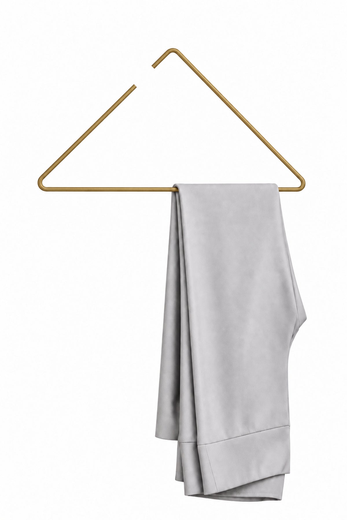Matte Gold Triangle Clothes Hanger T-Shirt Shirt Swimsuit Hanger Store Hanger Stainless Metal