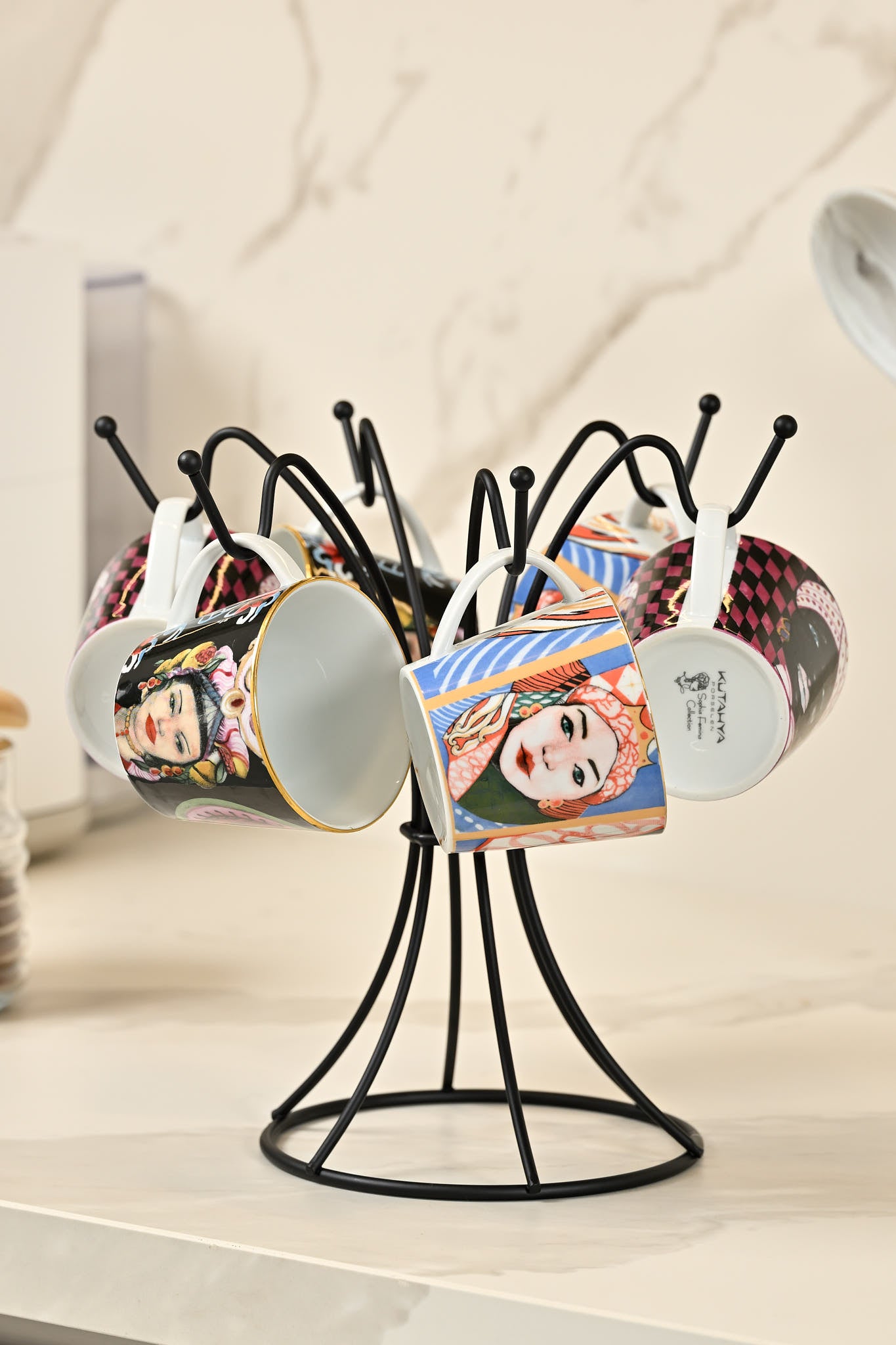 Mat Siyah Takı Standı,Takılık,Bileklik,Kolye Seti,Tesbihlik Düzenleyici Hediyelik-Metal Paslanmaz