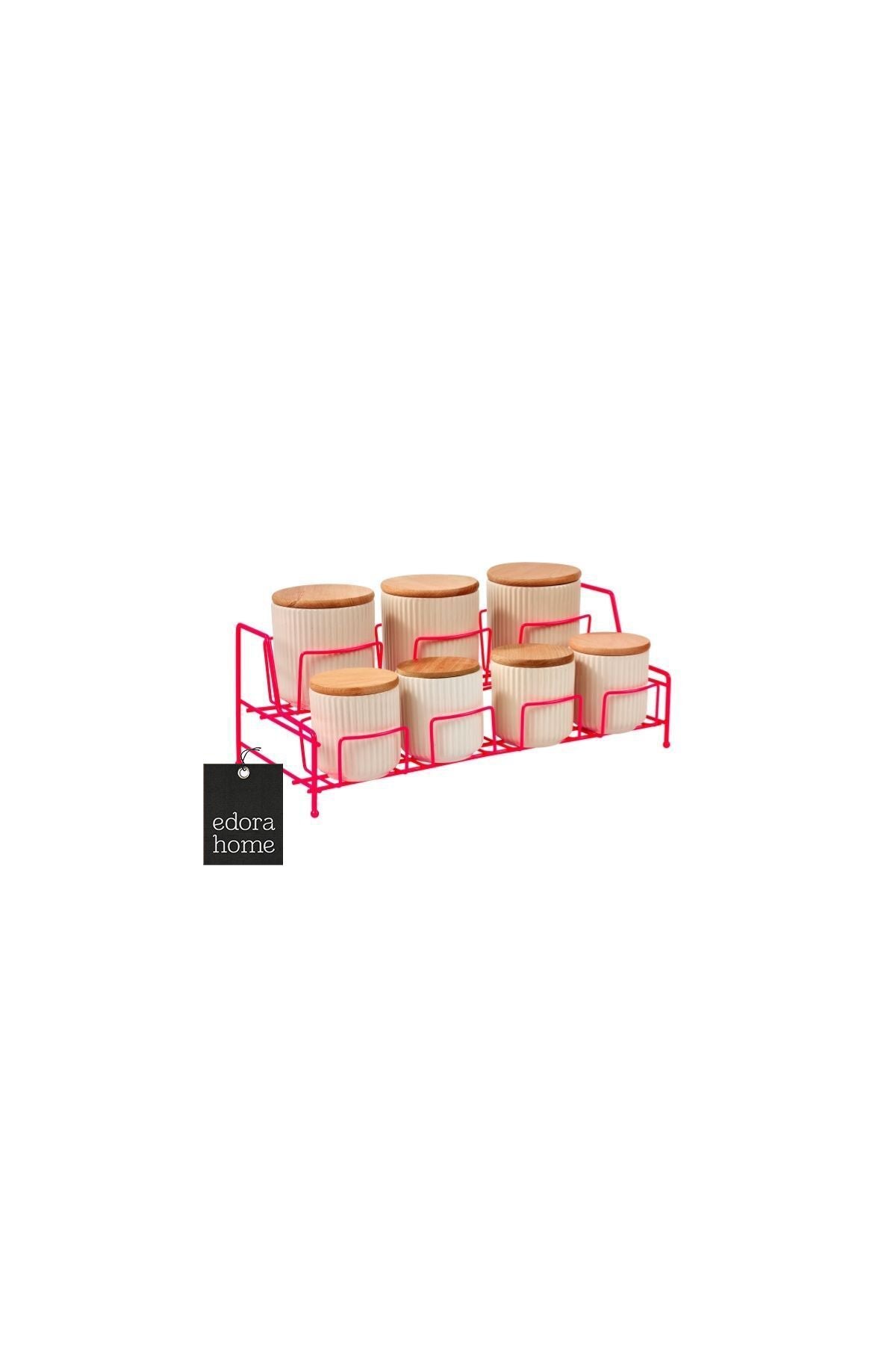 Pink 7-Compartment Makeup Organizer Cosmetic Holder Countertop Organizer Stainless Metal
