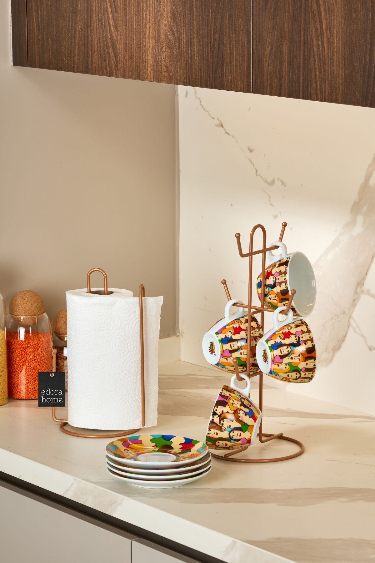 rose-2-li-mutfak-organizer-seti-ayracli-kagit-havluluk-ve-6-bolmeli-bardaklik-metal-paslanmaz