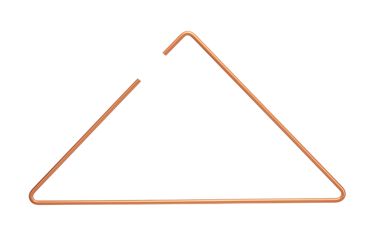 Şık rose rengi 5’li üçgen askı, tişört, elbise ve mayo için ideal tasarım metal askı.