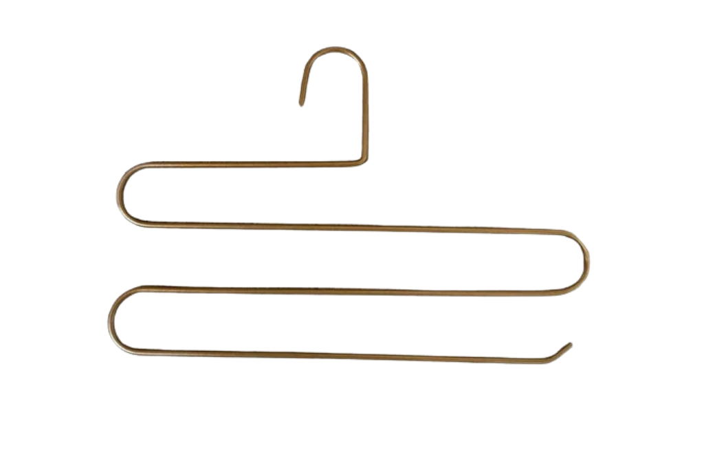Rose Wardrobe Organiser 3-Tier Trouser Dress, Shawl, Scarf Hanger, Closet Hanger - Stainless Metal