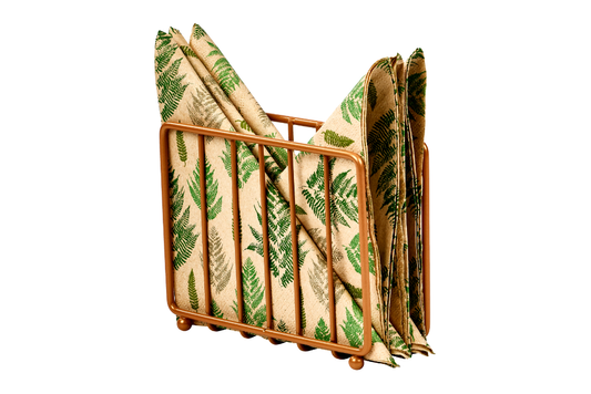 Rose Kafes Peçetelik, Kafe Cafe, Restoran, Otel, Dekoratif Peçetelik Hediyelik - Metal Paslanmaz