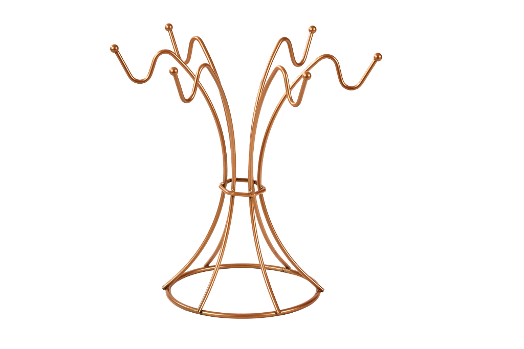 Rose Takı Standı, Takılık, Bileklik, Kolye Seti, Tesbihlik Düzenleyici Hediyelik - Metal Paslanmaz