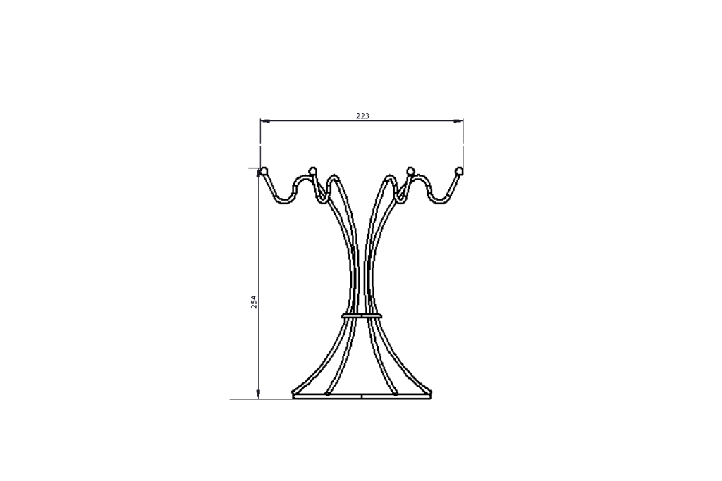 Rose Takı Standı, Takılık, Bileklik, Kolye Seti, Tesbihlik Düzenleyici Hediyelik - Metal Paslanmaz