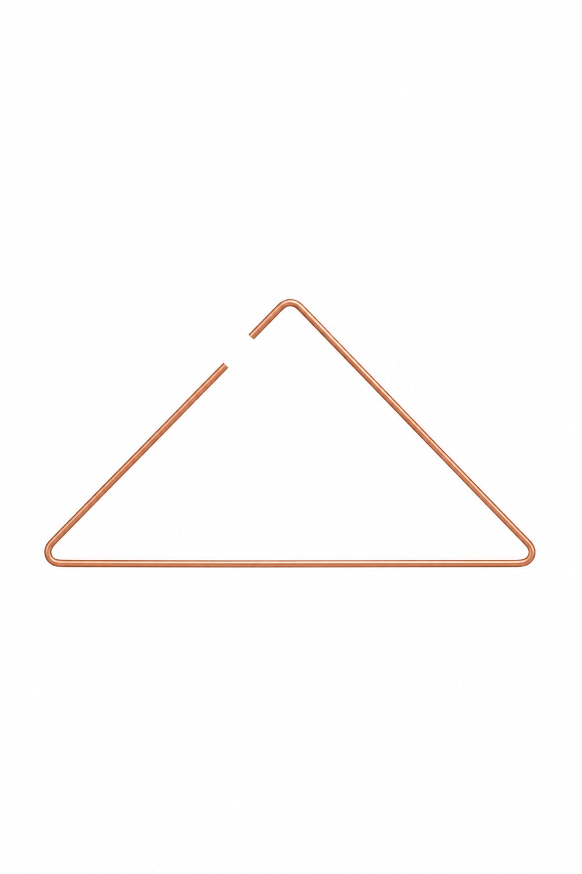 Rose Triangle Dress Hanger T-Shirt Shirt Swimsuit Hanger Store Hanger Stainless Steel