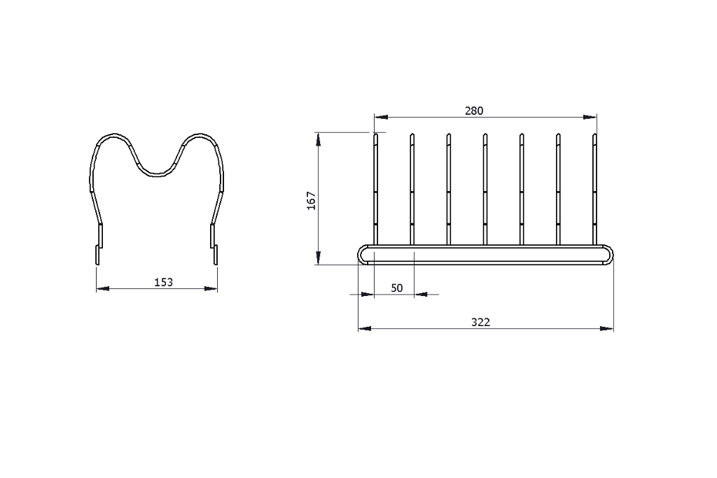 Parlak Silver 6 Bölmeli Tava Tencere Kapak Düzenleyici Çekmece İçi Organizer Paslanmaz Metal