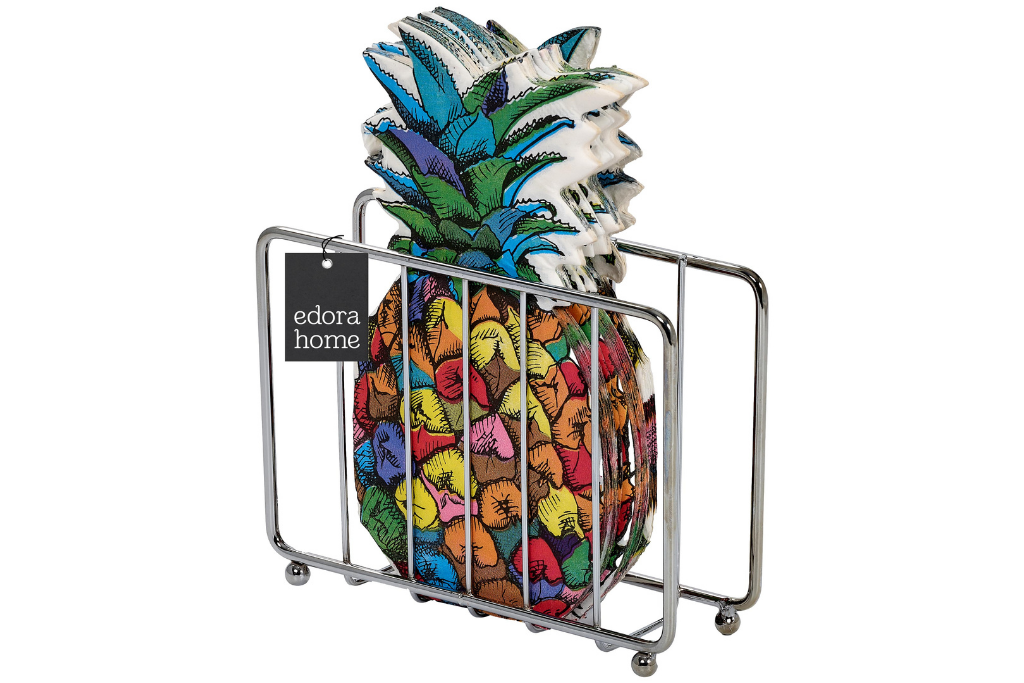 Parlak Silver Kafes Peçetelik Peçete Standı Kafe Restoran Otel Dekoratif Paslanmaz Metal