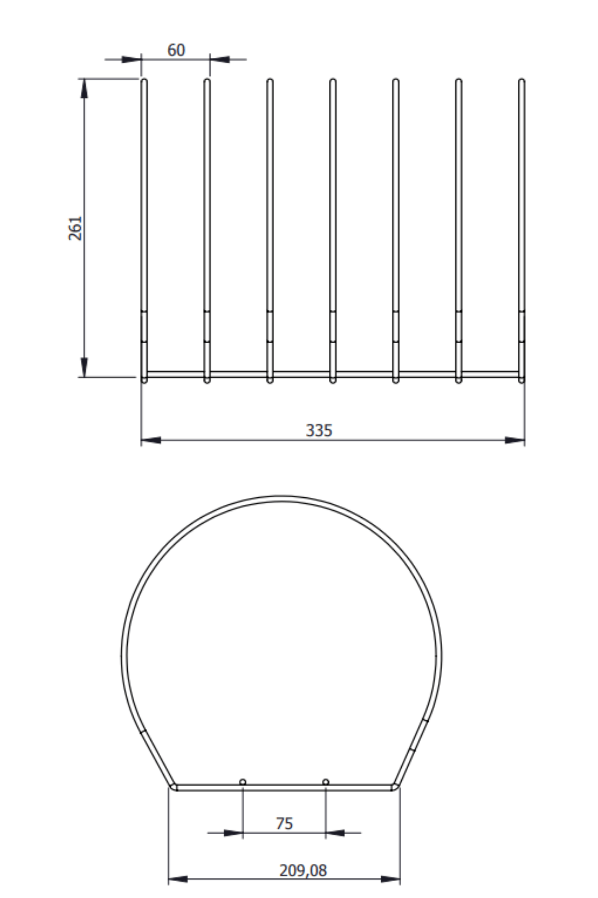 Black Tray Organizer Rack Countertop Organizer Stainless Metal