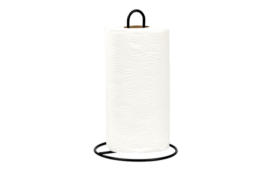 Siyah Dik Kağıt Havluluk Standart Ve Büyük Boy Rulo Uyumlu Peçetelik Mutfak Banyo - Metal Paslanmaz