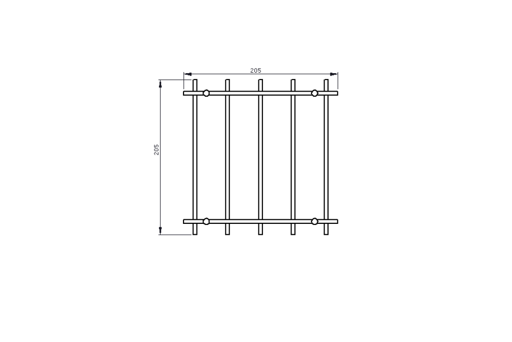Black Flat Bar Fireproof Nihale, Countertop Coaster - Metal Stainless