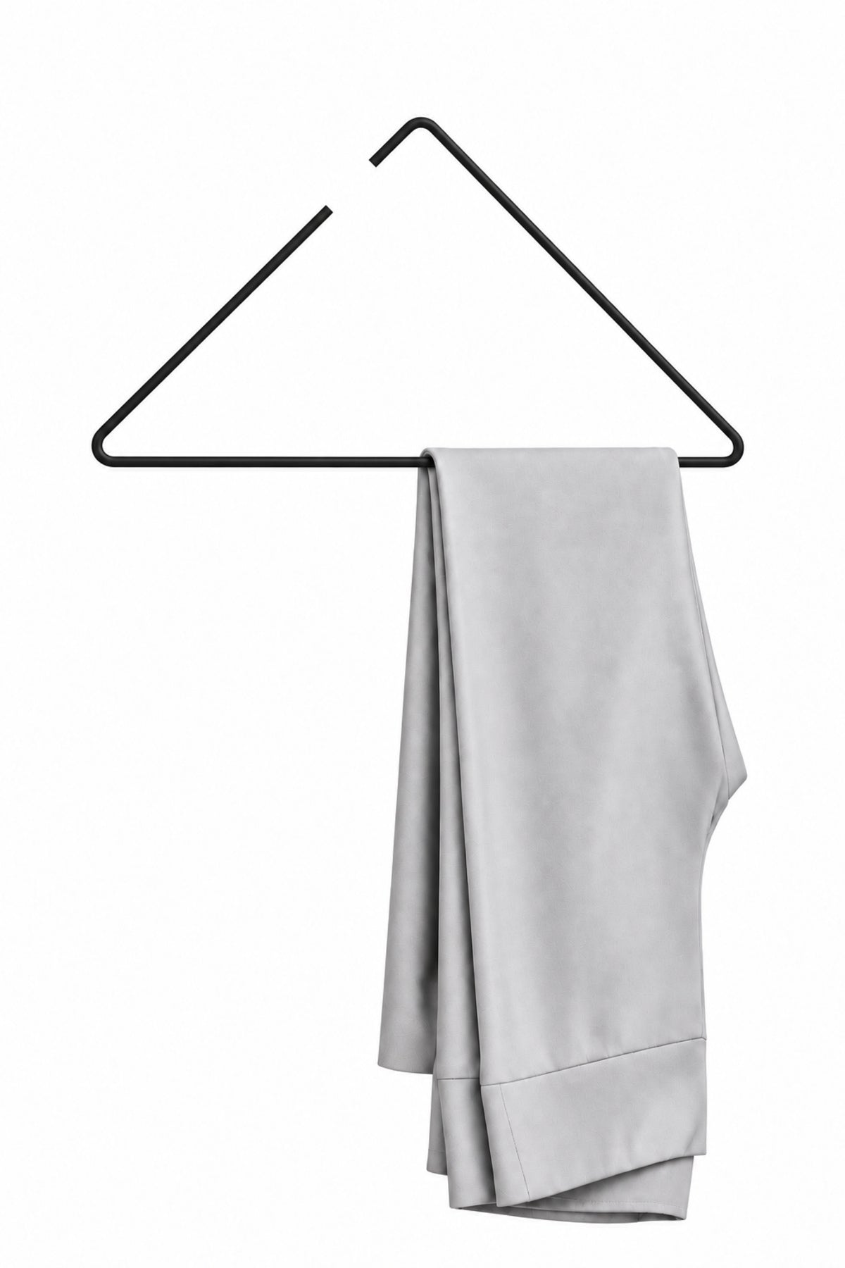 Black Triangle Dress Hanger T-Shirt Shirt Swimsuit Hanger Shop Hanger Stainless Metal