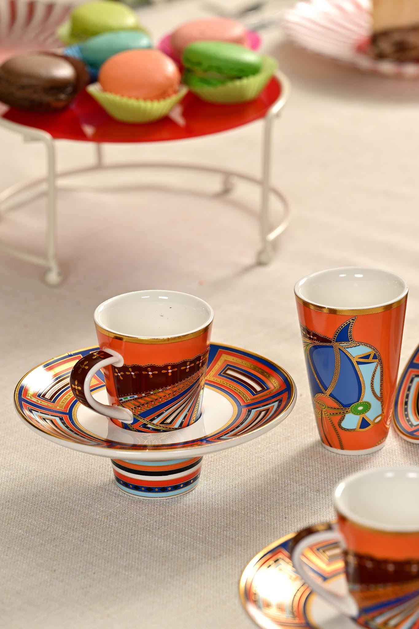 Türk Kahve Fincanı Palermo 2 Kişilik 4 Parça(BULAŞIK MAKİNESİNE GİRMEZ)