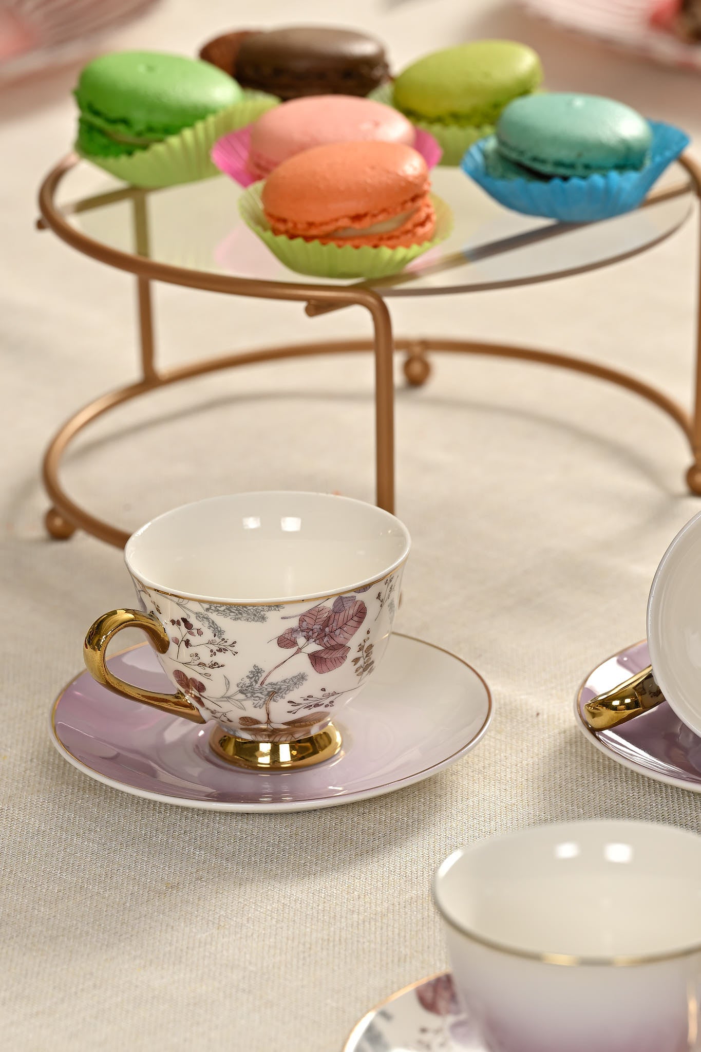 Turkish Coffee Cup Viola 6 Persons 12 Pieces