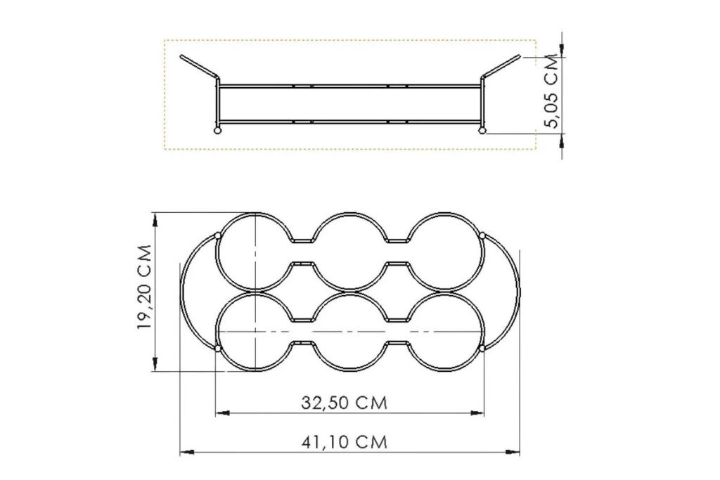 Turuncu Altı Bölmeli Çerezlik, Sosluk, Reçellik, Sunumluk, Kahvaltılık Ikram Seti - Metal Paslanmaz