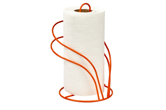 Turuncu Kuğu Kağıt Rulo Havluluk, Peçetelik Mutfak Banyo Çocuk Odası Aksesuar - Metal Paslanmaz