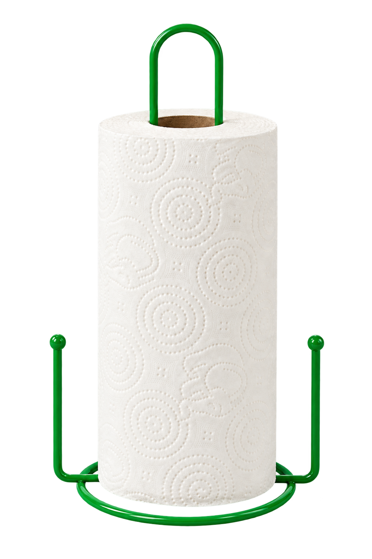 Green Beaded Paper Towel Holder Roll Towel Holder Napkin Holder Kitchen Bathroom Stainless Metal