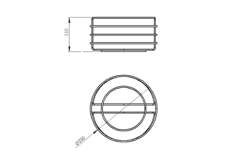 New Year Red Round Bread Basket Bread Bin Serving Basket Jute Fabric Multi-Purpose Stainless Metal