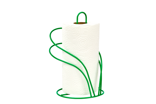 Yılbaşı Yeşil Kuğu Kağıt Rulo Havluluk, Peçetelik Mutfak Banyo Çocuk Yatak Odası Aksesuar - Metal Paslanmaz