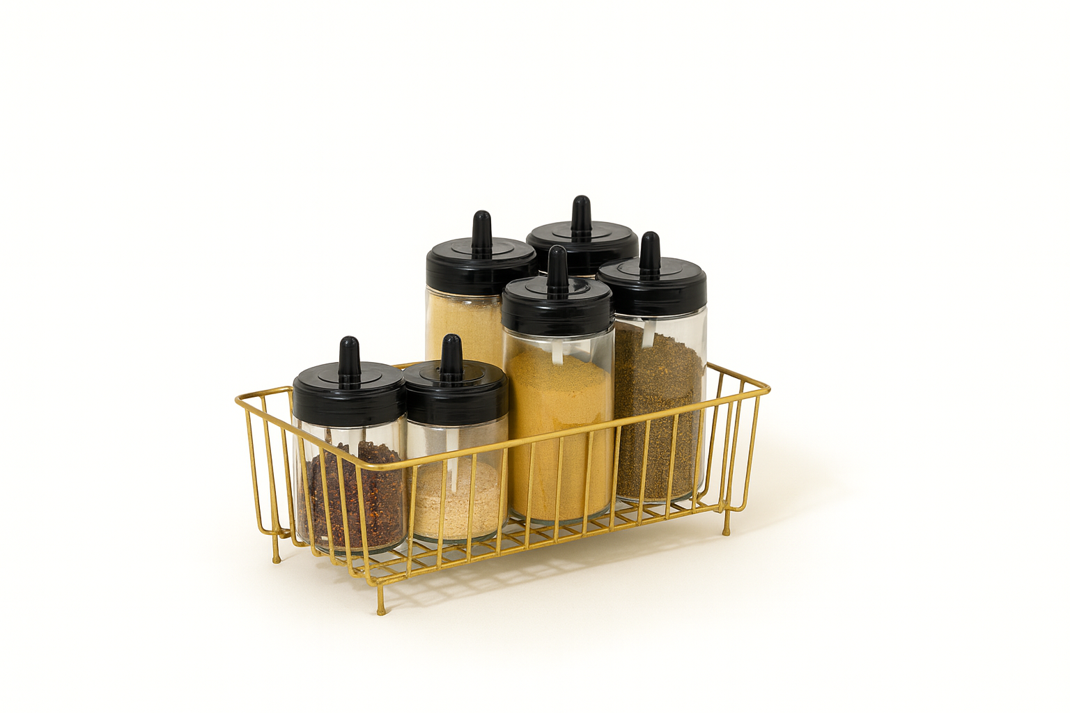 Gold Dikdörtgen Sepet Şık Çok Amaçlı Dolap Düzenleyici Organizer
