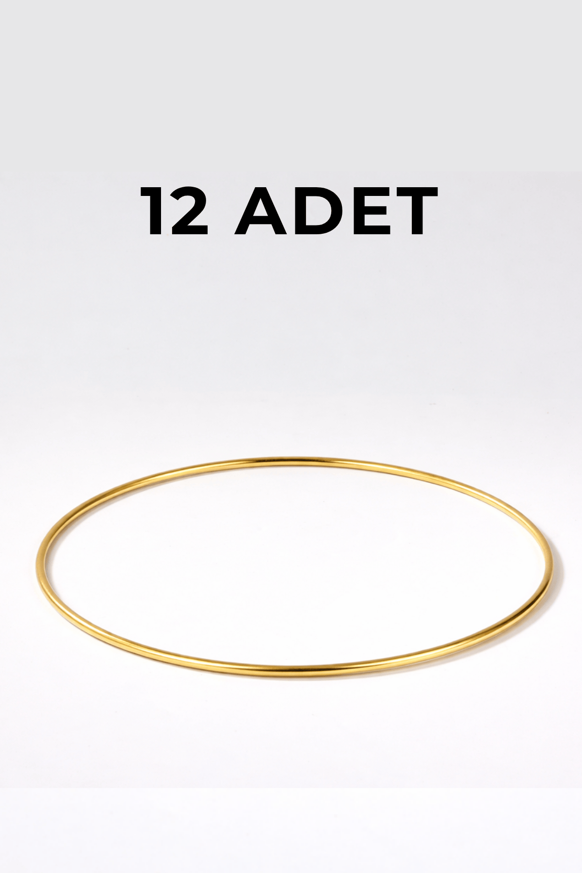 12-Piece Shiny Gold Round Charger Plate Placemat Presentation Base Hollow Stainless Metal