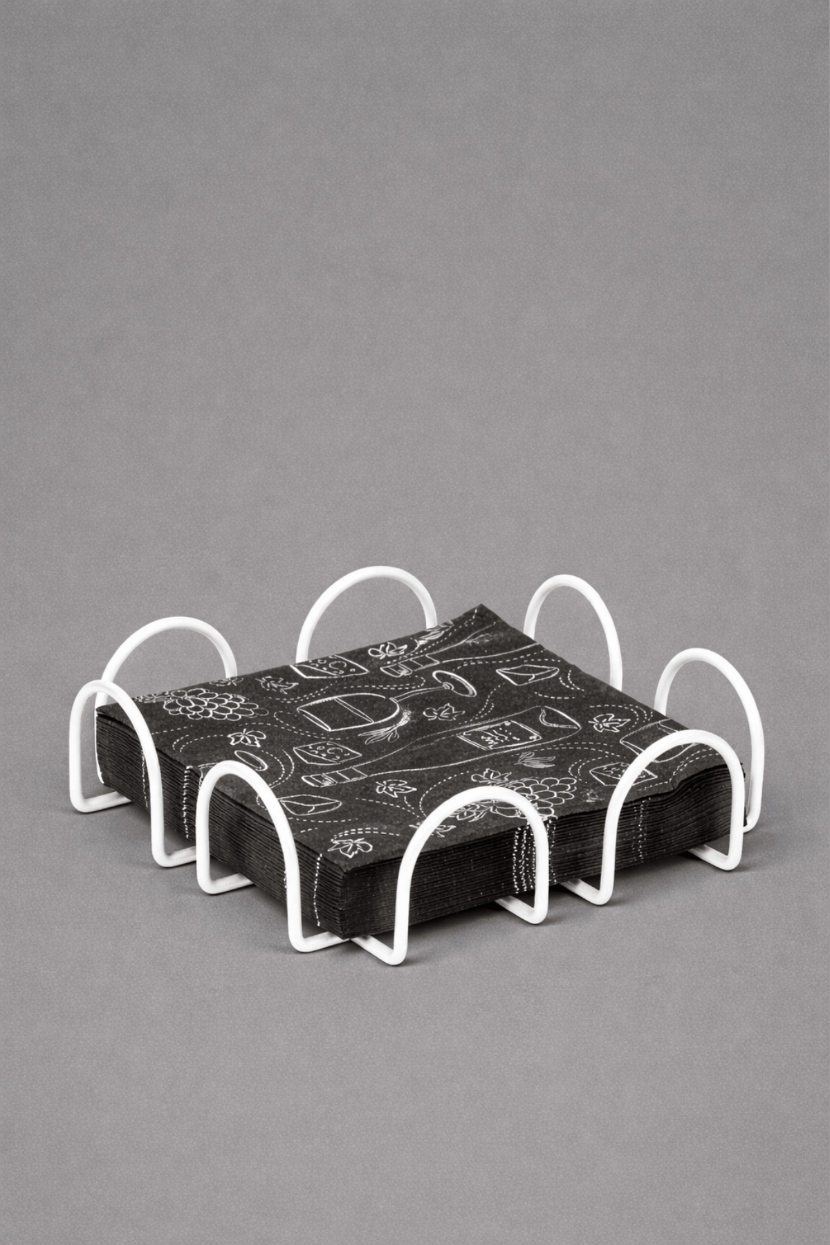 Bej 18 Cm Peçetelik Büyük Boy Peçete Standı Kafe Restoran Otel Paslanmaz Metal
