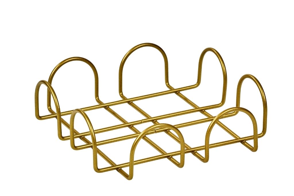 Gold Kare 18 Cm Peçetelik, Kafe, Restoran, Otel, Mutfak Sofra Büyük Boy Peçete - Metal Paslanmaz