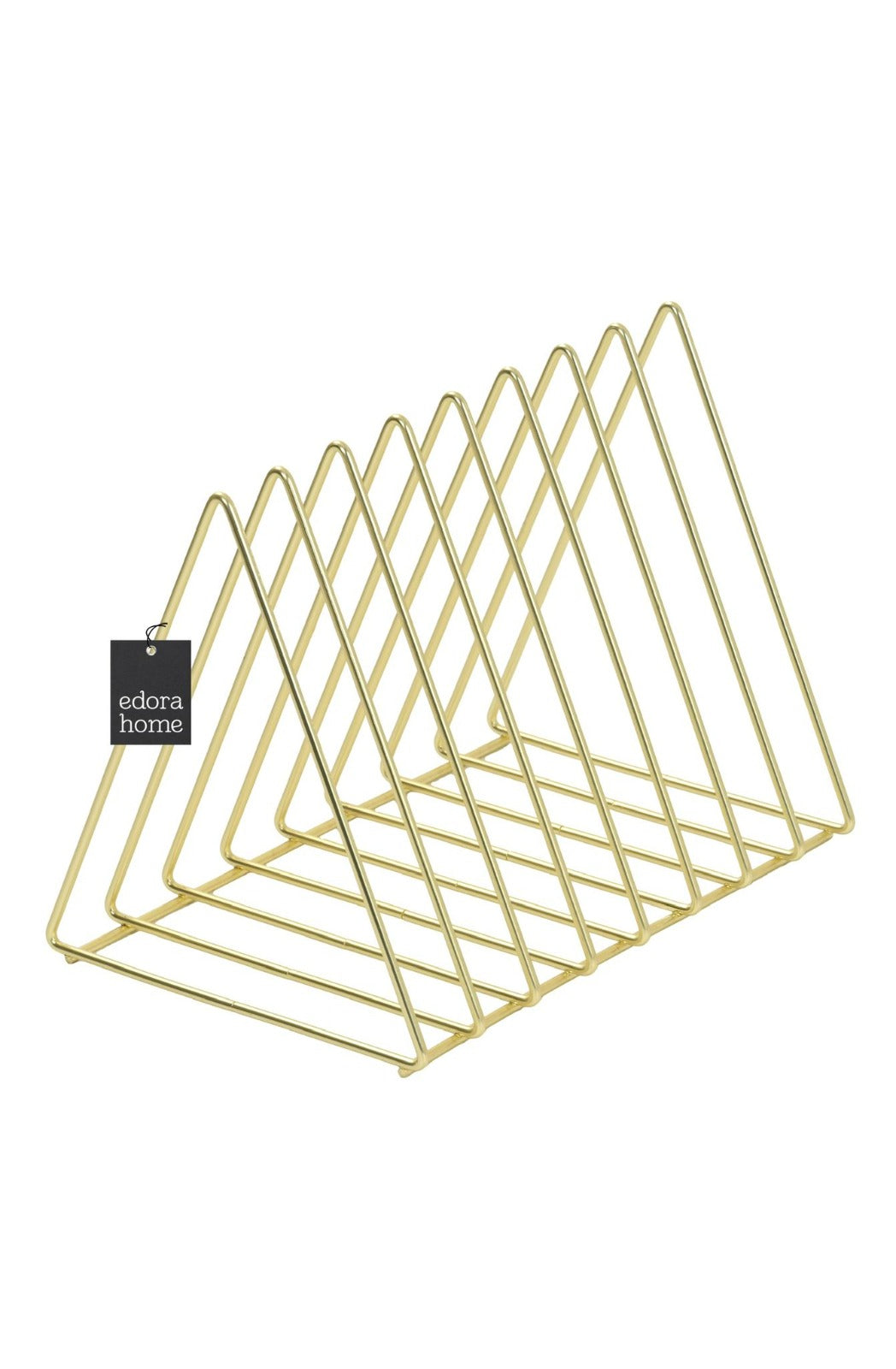 Matte Gold Desk Book Organizer Office Living Room Organizer